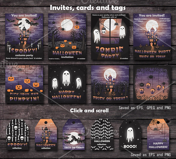 Happy Halloween! Design KIT in Illustrations - product preview 1