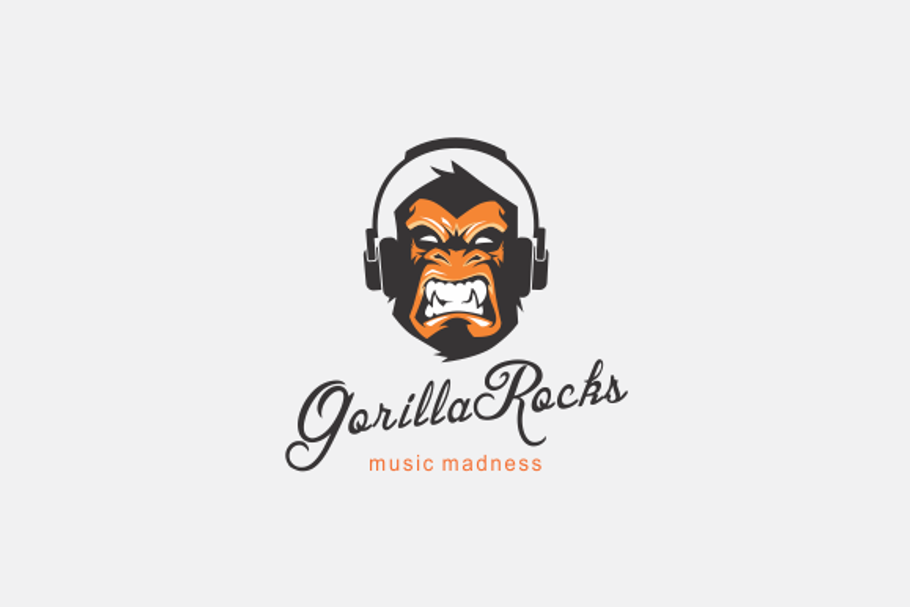 Gorilla Rocks Logo in Logo Templates - product preview 8