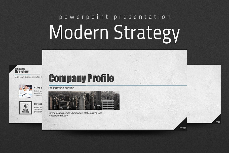 Modern Presentation Strategy in Presentation Templates - product preview 8