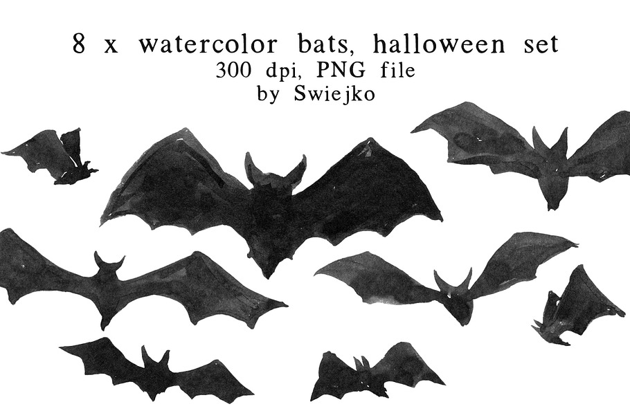 Halloween Clip Art, Bats