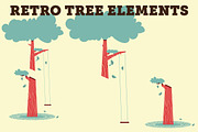 Retro Tree Elements