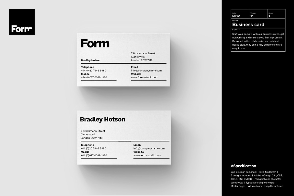 Business card in Templates - product preview 8