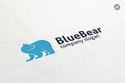 Blue Bear Logo Templates