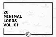 20 Minimal Logos vol. 01