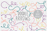 Doodle Arrows Photoshop Brushes