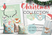 Christmas- 27 postcards, 12 patterns