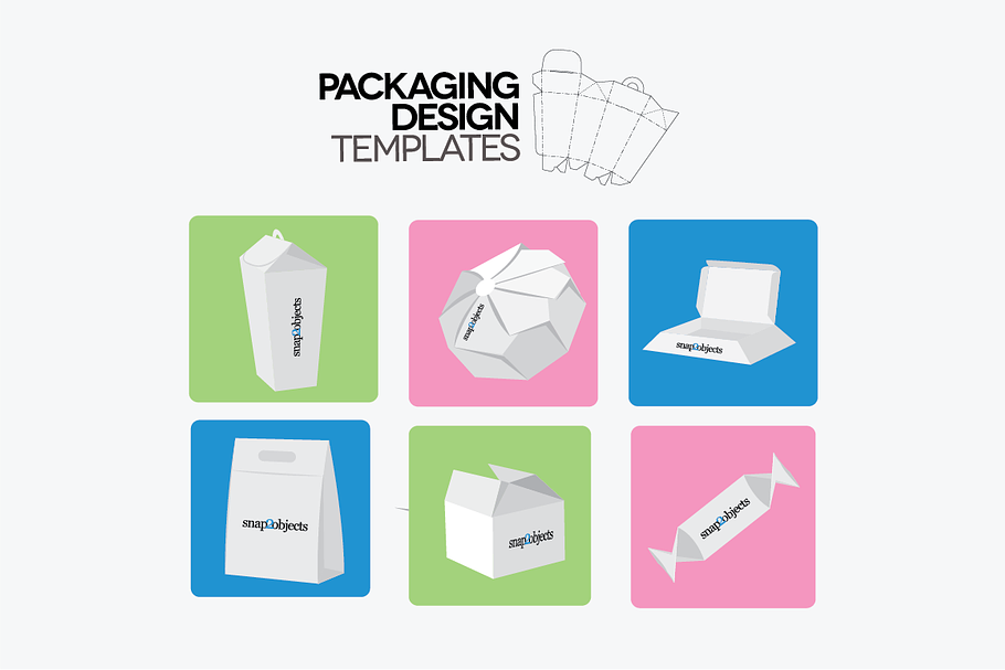 Packaging Design Templates in Stationery Templates - product preview 8