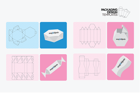 Packaging Design Templates in Stationery Templates - product preview 2