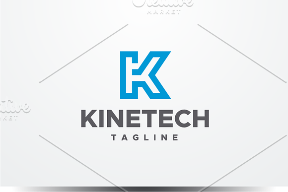 Kinetech - Letter K Logo in Logo Templates - product preview 2