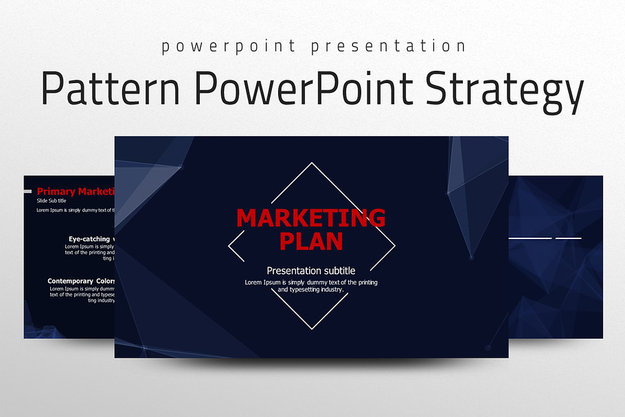 Pattern PowerPoint Strategy in PowerPoint Templates - product preview 8