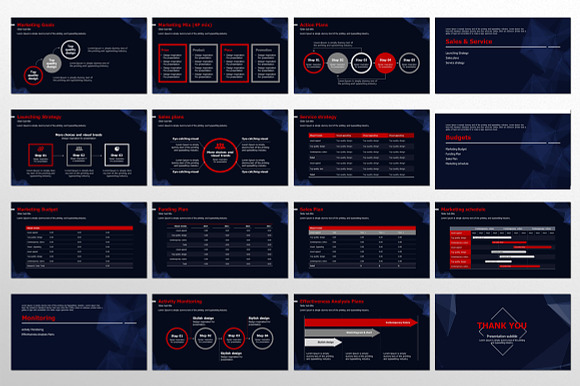 Pattern PowerPoint Strategy in PowerPoint Templates - product preview 2