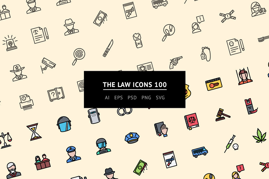 The Law Icons 100