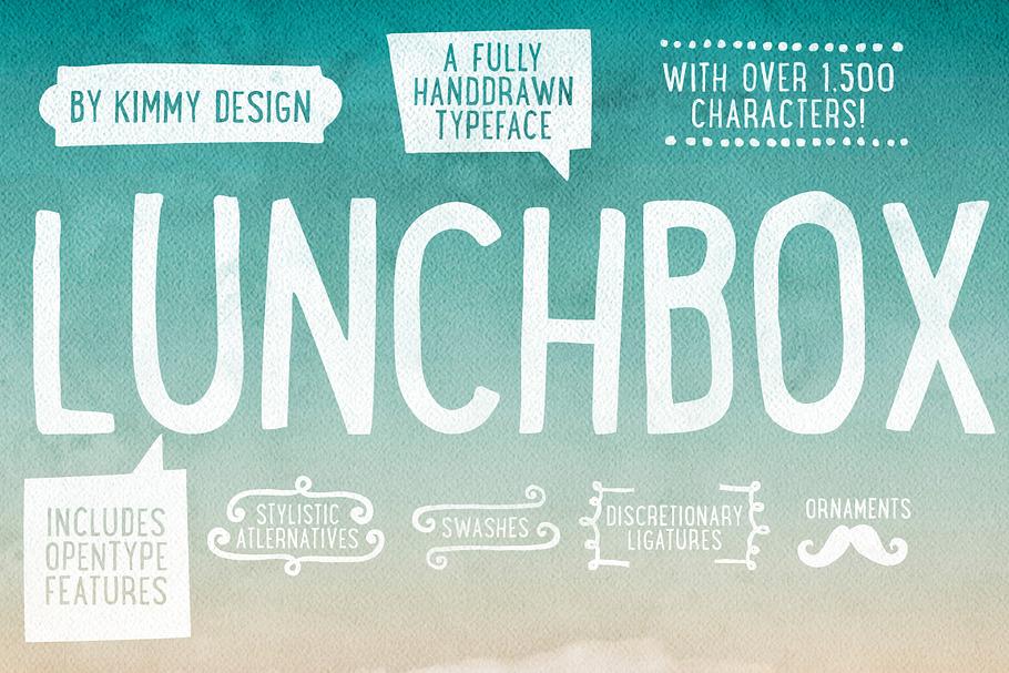 Lunchbox ALL + Webfonts in Custom Fonts - product preview 8