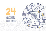 24 Marketing Doodle Concepts