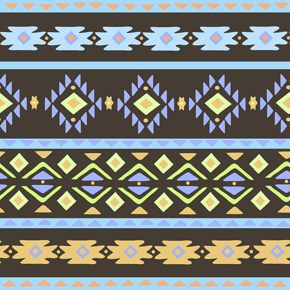 Tribal aztec pattern (Vector + JPG) in Patterns - product preview 5