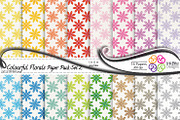 Colorful Floral Paper Pack Set 2