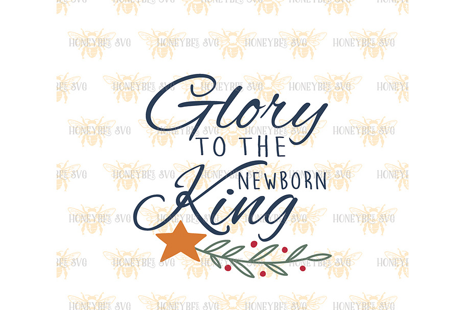 Glory Newborn King SVG EPS DXF JPEG in Illustrations - product preview 8