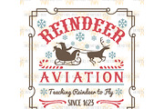 Reindeer Aviation SVG EPS DXF JPG
