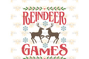 Reindeer Games SVG EPS DXF JPG