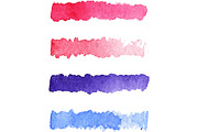 Watercolor colorful palette vector