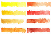 Watercolor colorful palette vector