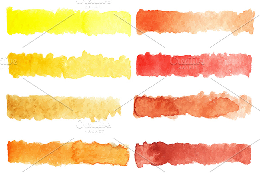 Watercolor colorful palette vector in Patterns - product preview 8