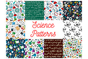 Science seamless patterns