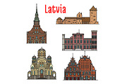 Latvia famous historic landmarks