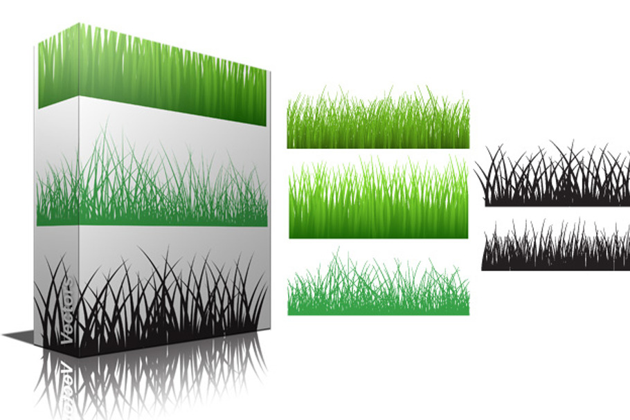 Grassline Vector & Brushes in Objects - product preview 8