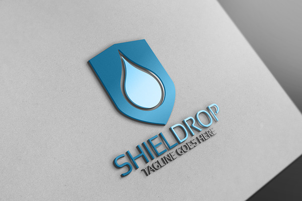 Shield Drop Logo