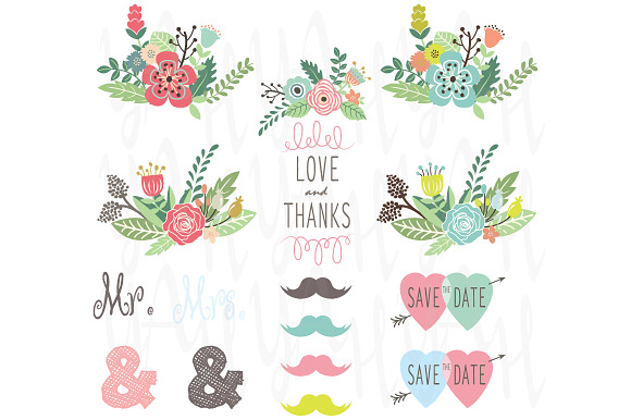 Vintage Floral Mason Jar in Illustrations - product preview 1