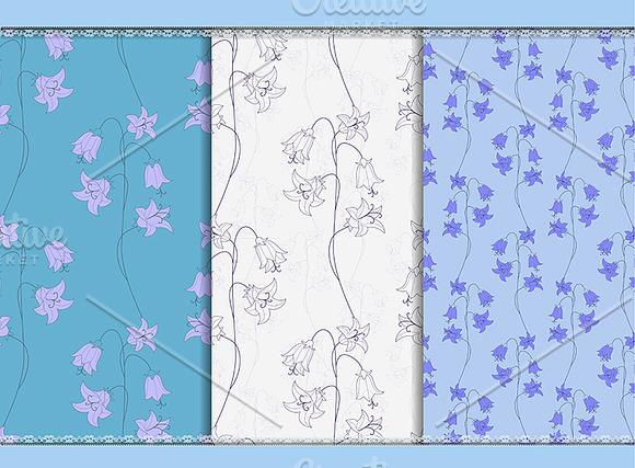 Bellflower set in Patterns - product preview 1