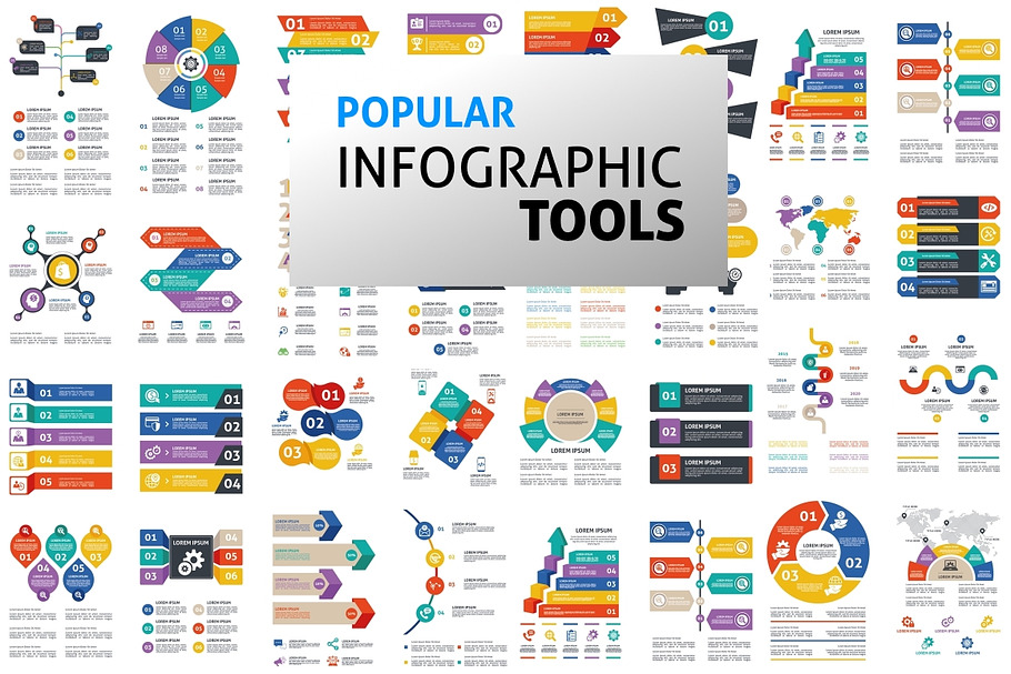 Popular Infographic Tool in Illustrations - product preview 8