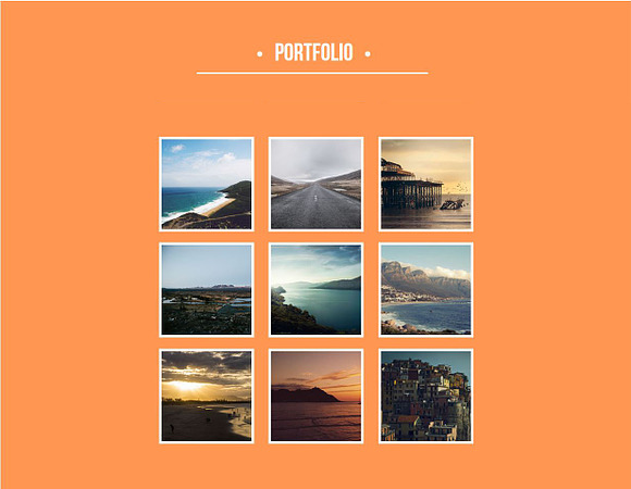 Pure Orange - HTML/Muse Template in Website Templates - product preview 2
