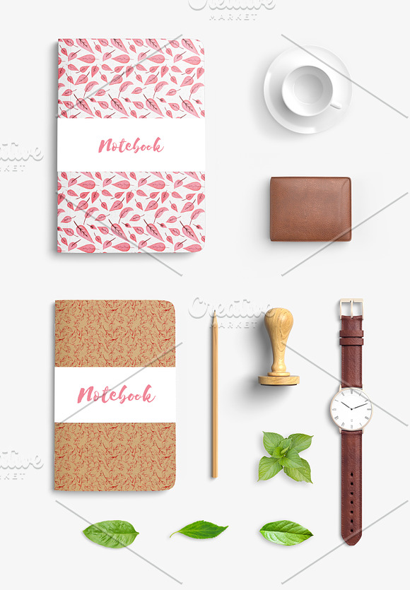 Totally Pink set + free backgrounds in Illustrations - product preview 2