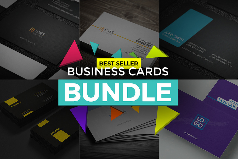 Business Cards Bundle in Business Card Templates - product preview 8