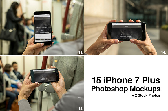 15 iPhone 7 Plus Real Photo Mockups in Mobile & Web Mockups - product preview 7
