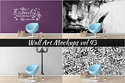Wall Mockup - Sticker Mockup Vol 43