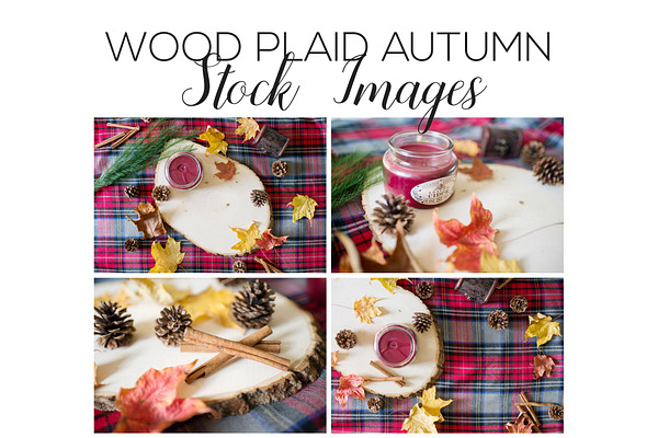 Autumn Stock Images - Wood Plaid