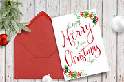 Christmas lettering card