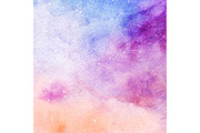 Watercolor space galaxy background