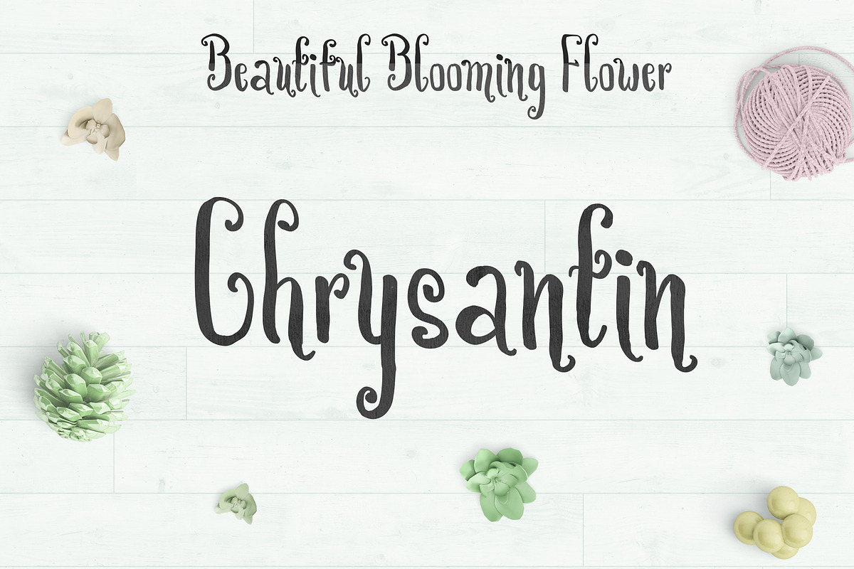Chrysantin in Display Fonts - product preview 8