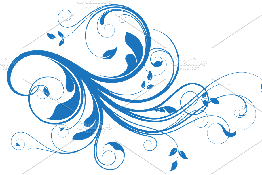 Swirls Vector Elements Designs | Custom-Designed Illustrations