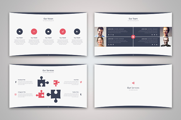 Plain Business Keynote Template in Keynote Templates - product preview 1