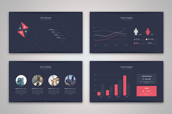 Plain Business Keynote Template in Keynote Templates - product preview 2