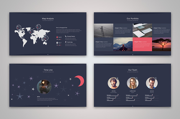 Plain Business Keynote Template in Keynote Templates - product preview 3
