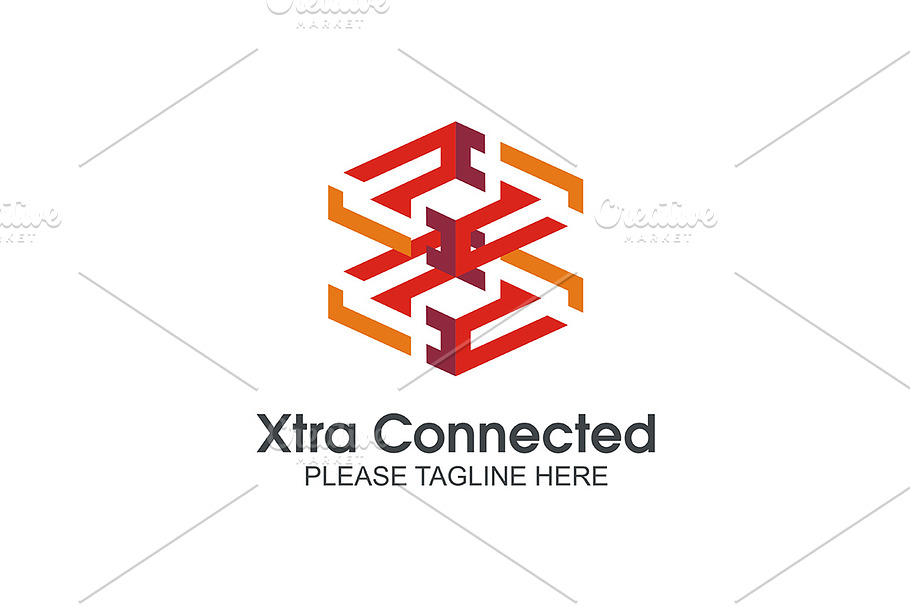 Xtra Connected in Logo Templates - product preview 8