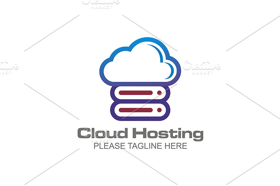 Cloud Hosting in Logo Templates - product preview 8