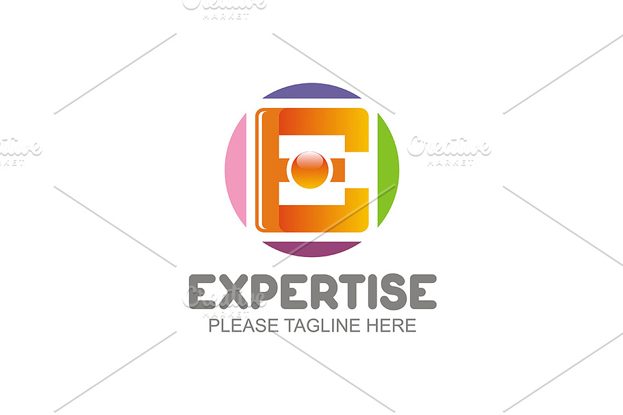 Expertise Letter in Logo Templates - product preview 8