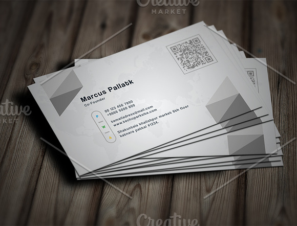 Business Card+Bonus Ms Word File in Business Card Templates - product preview 1